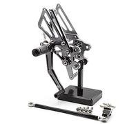 Reposapiés Adaptador de pedal de estribera trasera de aluminio CNC Para ZX12R 2000-2001