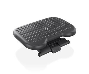Reposapiés AISENS Ergonómico Ajustable HIPS Negro Antideslizante 30kg 46cm