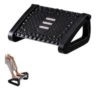 Reposapiés ajustable en 6 alturas - Reposapiés bajo el escritorio | Reposapiés ergonómico inclinable con superficie de masaje y estructura de rodillos para oficina, hogar, trabajo