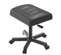 Reposapiés ajustable para videojuegos con ruedas y rotación para comodidad en el escritorio de oficina y computadora