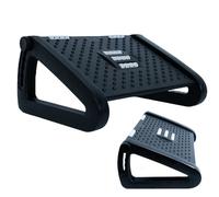 Reposapiés Ajustable - Taburete Ergonómico de 6 Niveles para Debajo del Escritorio con Rodillos de Masaje Integrados | Soporte Cómodo para las Piernas en Oficinas en Casa, Promueve la Circulación