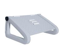 Reposapiés Ajustable - Taburete Ergonómico de 6 Niveles para Debajo del Escritorio con Rodillos de Masaje Integrados | Soporte Cómodo para las Piernas en Oficinas en Casa, Promueve la Circulación