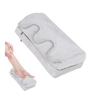 Reposapiés - Almohada para piernas de altura ajustable, diseño ergonómico con cojín y bolsillo cálido para sala de estar, cama, estudio, tela premium con base antideslizante para cocina, hogar,