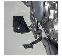 Reposapiés anchos para moto, pedales, reposapiés, extensión de reposapiés, extensor de tablero de paso para Rebel CMX 500 300 CMX500 CMX300 Rebel500 Rebel300 2017 2018 2019 2020 2021 2022 2023 (Negro)