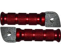 Reposapiés anodizado para motocicleta, color rojo, compatible con/reemplazo para Yamaha