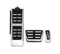 reposapiés antideslizante Para Audi AT MT 2009-2024 A4 B8 B9 A6 C7 C8 Q5 Pedales Coche Acelerador Cubierta Pedal Freno Almohadillas(A6 C7 (2010-2018) AT)