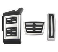 reposapiés antideslizante Para Q7 2006-2015 LHD Pedales Apoyo Freno Gas Almohadilla Antideslizante Cubierta Pedal Coche Cubiertas Almohadillas Goma(AT with Rest)