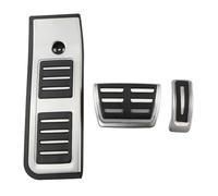 reposapiés antideslizante Pedal Reposapiés Freno Combustible Para Coche Cubierta Almohadilla Pedales Para Audi A6 Avant Allroad Quattro C8 A7 2019-2025 AT LHD(AT With Rest)