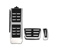 reposapiés antideslizante Pedales Coche Cubierta Pedal Freno Y Acelerador Almohadillas Para Audi AT MT 2009-2024 A4 B8 B9 A6 C7 C8 Q5(A6 C7(2010-2018) AT)
