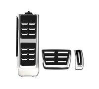 reposapiés antideslizante Pedales Coche Cubierta Pedal Freno Y Acelerador Almohadillas Para Audi AT MT 2009-2024 A4 B8 B9 A6 C7 C8 Q5(A4 B8(2009-2015) AT)