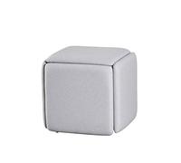 Reposapiés apilable otomano con ruedas, combo de reposapiés y silla de sofá, taburete creativo para espacios de vida versátiles