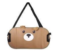 Reposapiés Avión, Reposapiés Coche Niños Bonito Patrón de Oso Reposapiés Ajustable Avión Portátil Hamaca Avión para Relajar Las Piernas Al Viajar Coche, Tren Oficina Vuelos Largos