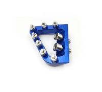 Reposapiés Brazo Freno Trasero Para Motocicleta Palanca Cambio Cabeza Pedal Punta Placa CNC Para Bicicleta Para SX SXF XCF 125 150 200 250 350 450 500 Estriberas Moto(Azul)