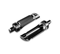 Reposapiés Clavija Pasajero Motocicleta para para Road King para Especial para FLHRXS 2017-2023 para Street Glide para FLHX 2006-2023 Reposapiés Delanteros(Negro)