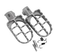 Reposapiés, Clavijas Para Pedal, Para Motocicleta, Para, Para Yamaha PW50 PW80 TW200(Silver)