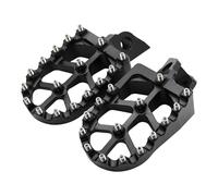 Reposapiés CNC para Motocicleta, Pedal de reposapiés para Moto de Cross para Kawasaki KX85 2001-2023 para Suzuki RM65 2003-2005 RM100 KX65 2000-2023(para Kawasaki Black)