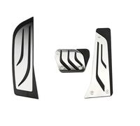 Reposapiés coche Para B&MW F20 F30 F31 316i 320i 328i 1 3 4 Series Sport Gas Brake Pedal Cover Rest Pedals Kit Footrest Pad Cover RHD(AT with Rest)