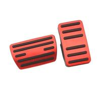 Reposapiés coche Para CR-V CRV 6th Gen 2023 2024 2025 Cubierta del pedal del freno del acelerador del coche Almohadilla(Red)