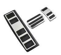 Reposapiés coche Para Ford Para MACH-E 2021 2022 2023 2024 Cubierta de pedales de reposapiés antideslizante LHD(AT With Rest)