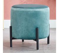 Reposapiés czerwonyondo apilable de lujo ligero para sala de estar, reposapiés bajo ajustable en altura, reposapiés tapizado para decoración del hogar,Bedroom-O-13 * 12.6inch