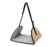 Reposapiés de 29,4 x 24,8 cm para viajes en avión, reposapiés abatible bajo el escritorio con control de longitud, accesorio práctico para tren, oficina, hogar, trabajo, pausa del almuerzo, portátil.