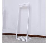 Reposapiés de anillo de hierro simple Soporte de madera maciza 6 colores a elegir Alto 78,5 cm Juego