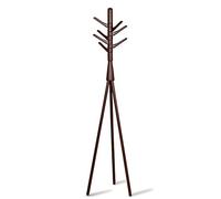 Reposapiés de anillo de hierro simple Soporte de madera maciza 6 colores a elegir Alto 78,5 cm Juego