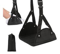 Reposapiés de avión colgante plegable - Hamaca portátil para viajes, oficina, dormitorio - accesorio de confort