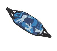 Reposapiés de Avión, Reposapiés de Viaje, Hamaca para Pies de Avión, Asiento Esencial de Viaje para Coche, Almohadilla para Pies con Bolsa de Almacenamiento (Camuflaje)