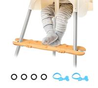 Reposapiés de bambú para IKEA-Antilop Trona antideslizante Ajustable