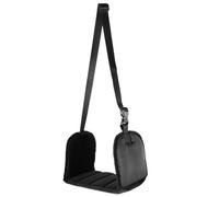 Reposapiés de base ancha, correa de ajuste, pequeña bolsa de almacenamiento, hamaca plegable para viajes, reposapiés plegable para viajes