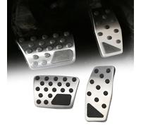 Reposapiés de Coche, Pedal de Acelerador, Cubierta de Pedal de Freno, Almohadilla Antideslizante para Jeep Compass 2017, 2018, 2019, 2020 y 2021
