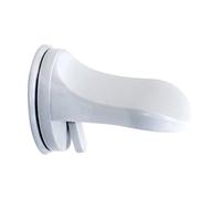 Reposapiés de ducha - ABS 15 x 11,5 cm | Asistente de afeitado de piernas | Reposapiés de | Accesorio de baño para afeitado, cuidado de pies, spa en casa, aseo personal y diario