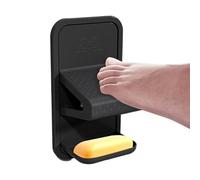 Reposapiés de ducha - Bandeja para taburete de afeitado de montaje en pared, escalón de polipropileno de 8.5 x 4.3 x 3.6 pulgadas | Baño de mármol de vidrio RV, casa de hotel, apartamento, adultos