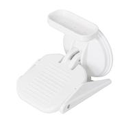 Reposapiés de ducha con ventosa para afeitar, pedal de baño reutilizable con estante de almacenamiento, reposapiés sin taladrar para afeitarse en hoteles, hostales y baños domésticos, práctico pedal