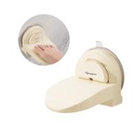 Reposapiés de ducha para afeitarse las piernas, sin taladro, antideslizante, potente ventosa, asistencia de piernas de afeitado de ducha, soporte de pie para ducha (blanco crema)