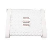 Reposapiés de Escritorio, Reposapiés Debajo del Escritorio, Taburete Ergonómico Ajustable de 6 Alturas con Textura de Masaje y Rodillo para Oficina, Reposapiés Antideslizante