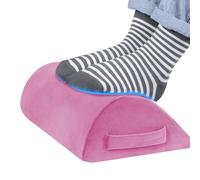 Reposapiés de espuma viscoelástica - Reposapiés debajo de la mesa, almohada extraíble antideslizante | Reposapiés portátil que ahorra espacio con asa, taburete lavable para pies y piernas