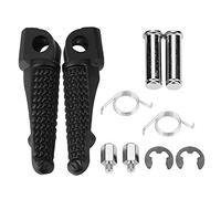 Reposapiés de Goma para Motocicleta Delanteros 1 Par Accesorio Resistente Soporte de Pies para Scooters Ciclomotores y Bicicletas Motorizadas