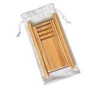 Reposapiés de Guitarra Plegable y Portátil de Madera Marrón