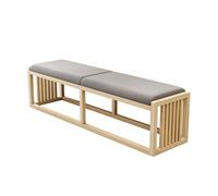 Reposapiés de madera maciza de estilo chino para dormitorio, banco de zapatos versátil, taburete largo para mesita de noche, elegante decoración del hogar para dormitorio y sala de estar, solución de