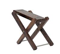 Reposapiés de madera para guitarra Reposapiés de madera maciza de caoba Pedal de guitarra plegable de 3 niveles y altura ajustable plegable