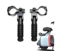 Reposapiés de metal para motocicleta, reposapiés plegable para motocicleta, clavijas de pasajero, 1 par de clavijas de pie de motocicleta, pedales de marco de motocicleta, clavijas plegables para