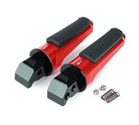 Reposapiés de moto Estriberas Traseras Compatibles Con Honda CB600F, Hornet, CB1000R, CBR600F, CBR600RR, CBR900RR, CBR1000RR, Fireblade. Juego Pedales(Red)