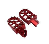 Reposapiés De Moto Estribos Para Los Pies Pedales Bicicleta Eléctrica Para Pisar Para Stomp Para Ebox 2.0 Regiones(ROJO)