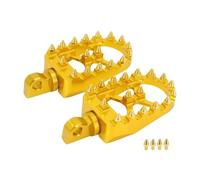 Reposapiés de moto Motorcycle Foot Pegs Wide Fat Footrests Pedals With/Shifter Pegs Fit For Harley Sportster XL 883 1200 Dyna Street Bob Bobber Juego Pedales(Lemon yellow)