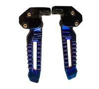 Reposapiés de motocicleta, Pedal Universal for reposapiés de aluminio de 200cc, 150cc y 125cc, Pedal de tanque for motocicleta(Blue)