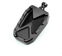Reposapiés de motocicleta Pedales de apoyo Para BENDA Para BD300 Para ROCK300 Para LFC700 para bd Para ROCK(Negro)