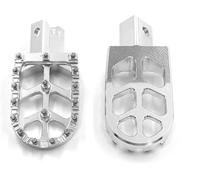 Reposapiés de motocicleta Pedales de apoyo para CR Para CRFf Para 125 Para 250 Para 500 Para 230(Prata)