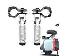 Reposapiés de motocicleta | Reposapiés de moto de metal - Pedales de marco de moto, reposapiés plegable para bicicletas, scooters, motocicletas Cypreason
